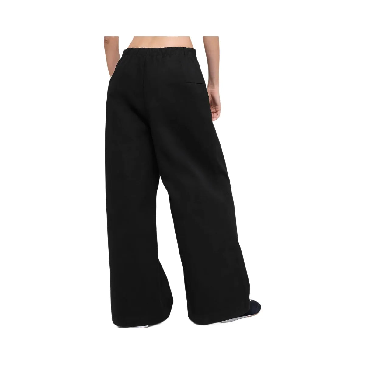 Alo Women's High-Waist Main Character Wide Leg Trouser - Black
