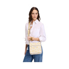 Kate Spade Hudson Spring Pansies Messenger Crossbody Bag Yuzu Jam Multi