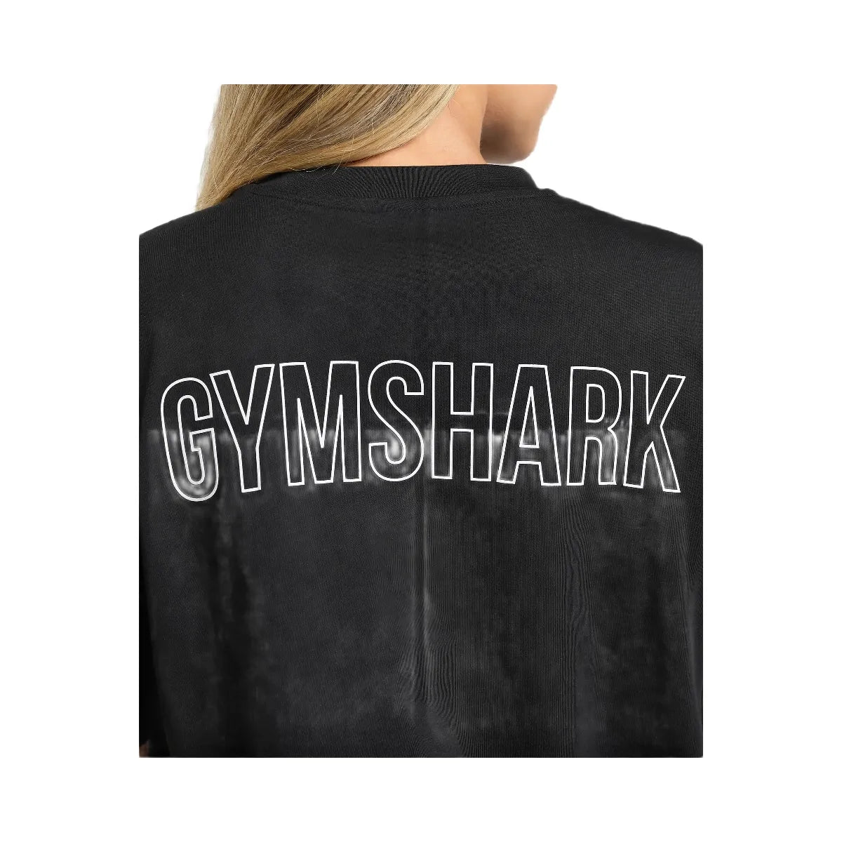Gymshark Trace Graphic Oversized T-Shirt - Black