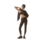 Alo Women's 7/8 High-Waist Airlift Legging - Espresso