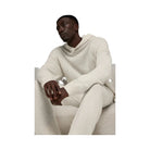 Alo Men's Wool Cashmere New Class Hoodie - Bone Heather