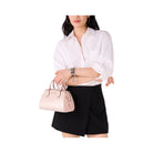Kate Spade Madison Satin Sequin Small Dolly Duffle Rose Smoke