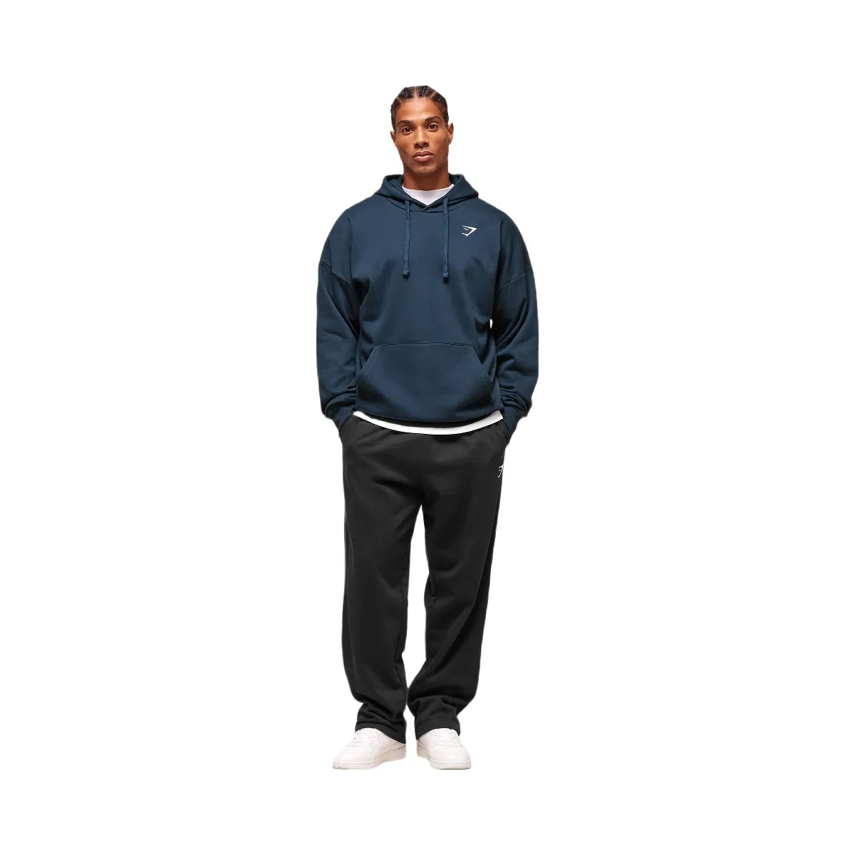 Gymshark Crest Oversized Hoodie - Navy