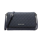 Michael Kors Medium Signature Logo Convertible Crossbody Bag Navy