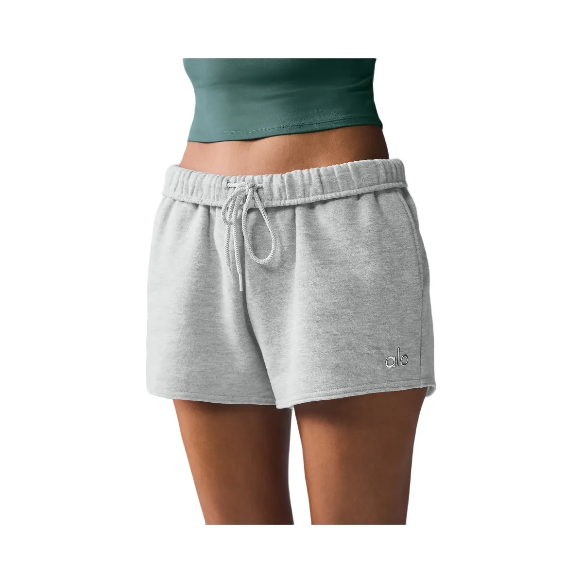 Alo Women's Accolade Short - Athletic Heather Grey