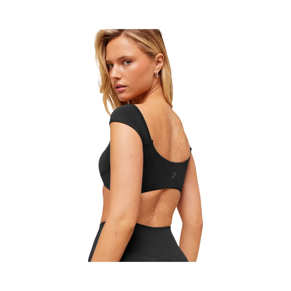 Gymshark Soft Sculpt Cap Sleeve Bralette - Black