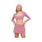 Alo Women's Softsculpt Precision Long Sleeve Bra - Pink Wild Rose