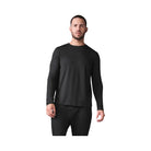Alo Men's Conquer Reform Crewneck Long Sleeve - Black