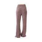 Alo Women's Cashmere High-Waist Plush Waffle Pant - Mushroom Heather