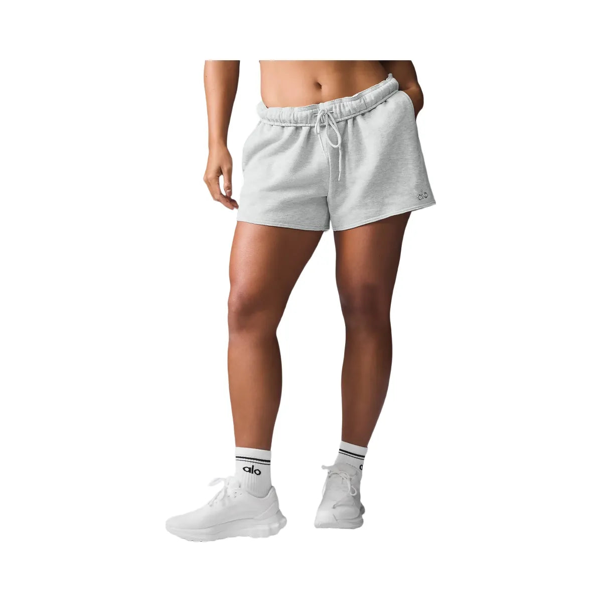 Alo Women's Accolade Short - Athletic Heather Grey