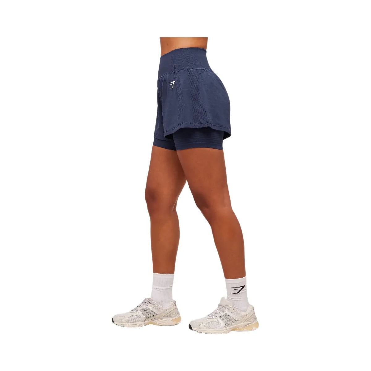 Gymshark Vital 2-in-1 Shorts - Heavy Blue/Marl