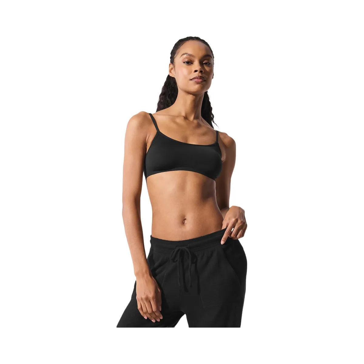 Alo Women's Sheer Glow Bra - Black