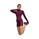 Alo Women's Airlift Winter Warm Radiant Full-Zip Jacket - Burgundy