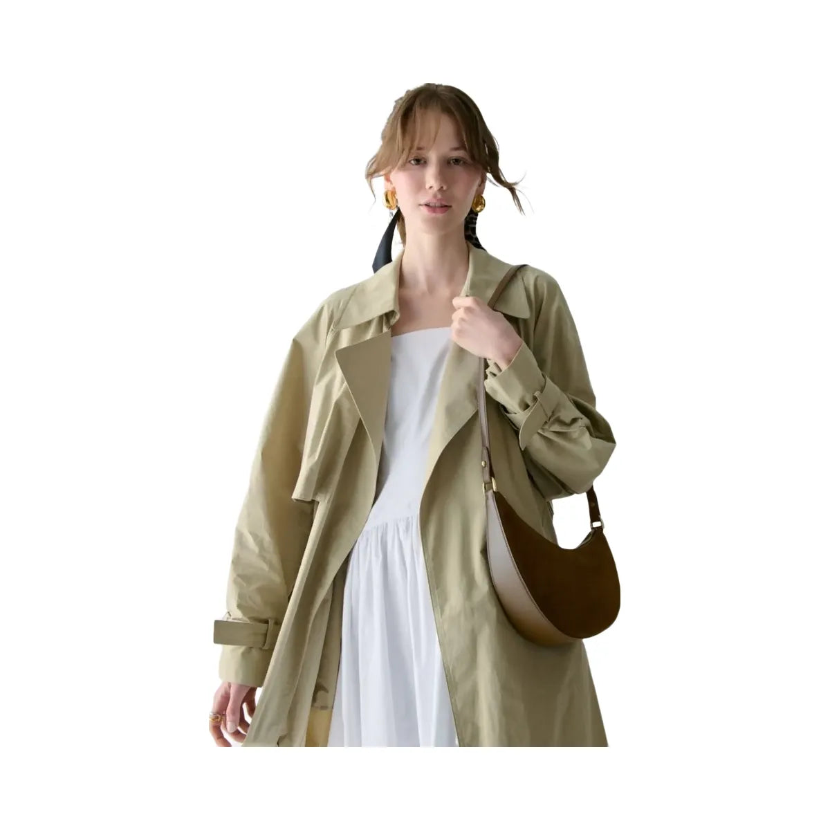 Kate Spade Duo Suede Crossbody Burnt Sage