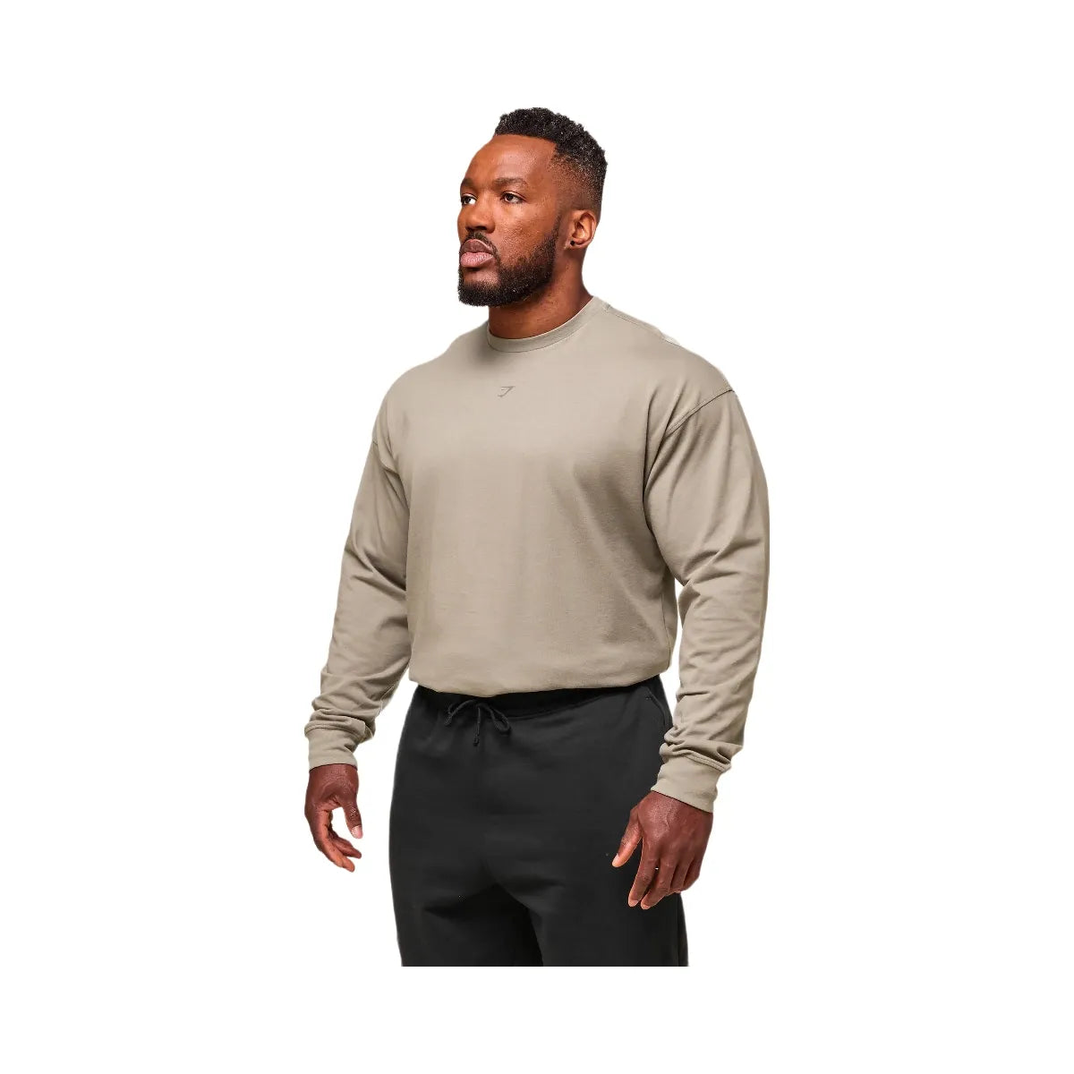 Gymshark We Do Gym Long Sleeve T-Shirt - Linen Brown