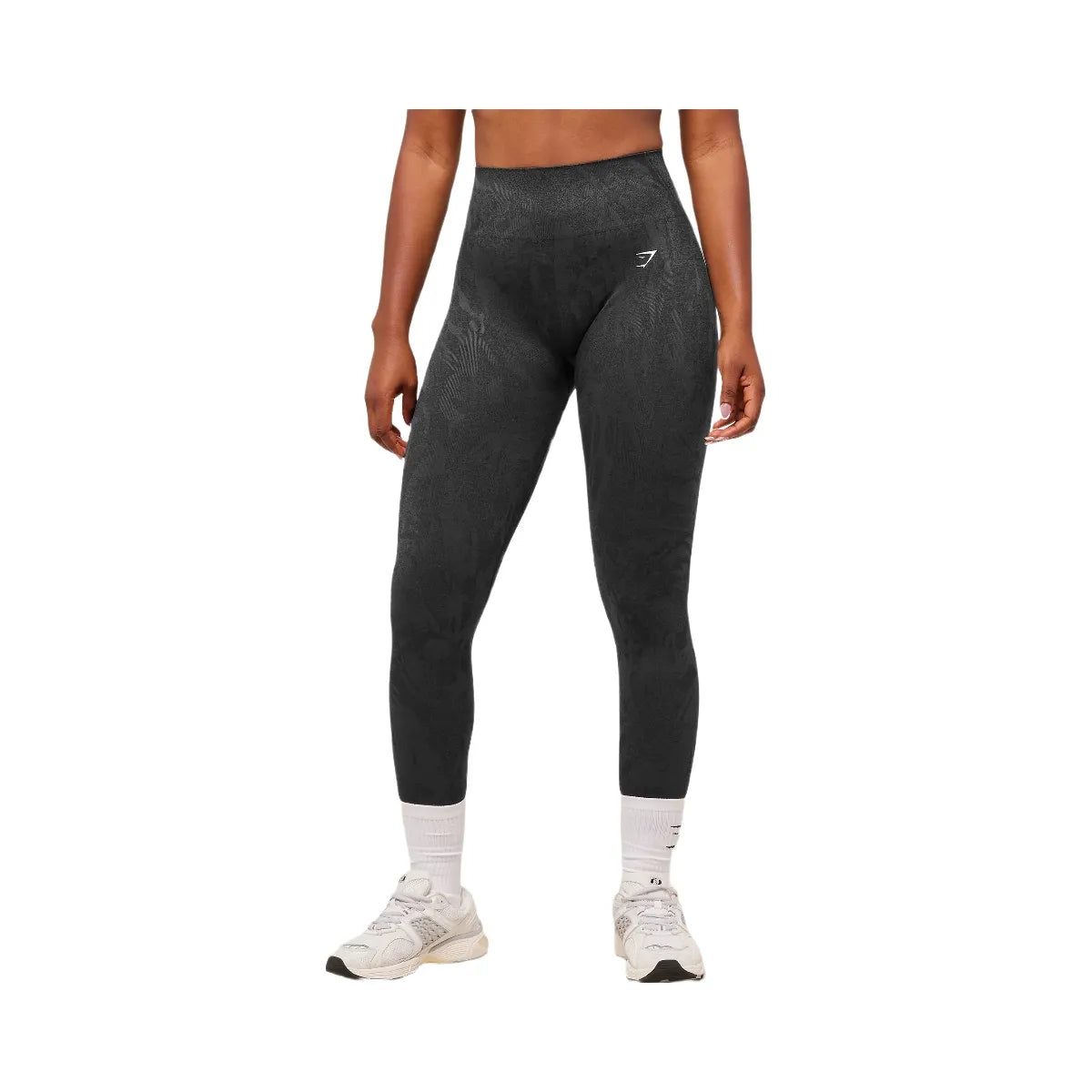Gymshark Adapt Camo Seamless Leggings - Asphalt Grey/Black