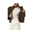 Alo Women's Double Face Wool City Girl Jacket - Espresso