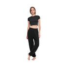 Alo Women's Waffle Weekend Escape Jogger - Black