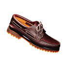 Timberland Authentic 3-Eye Lug Handsewn Boat Shoe Burgundy Men'S