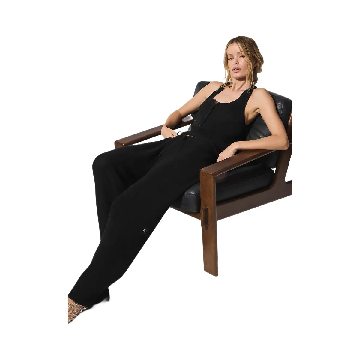 Alo Women's Supernatural Sweater Pant - Black