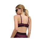 Alo Women's Airlift Line Up Bra - Burgundy