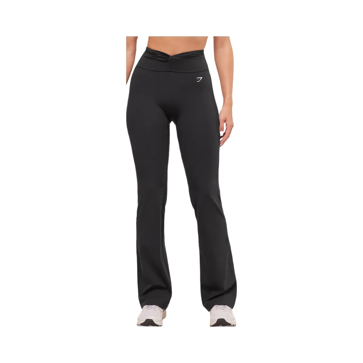 Gymshark Twist Front Straight Leg Legging - Black