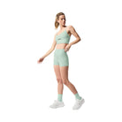 Alo Women's Alosoft High-Waist Carefree Short - Spearmint Heather
