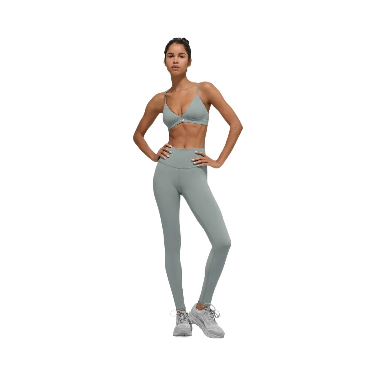 Alo Women's High-Waist Airbrush Legging - Lunar Grey