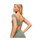 Gymshark Soft Sculpt Cap Sleeve Bralette - Unit Green
