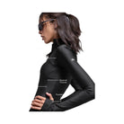 Alo Women's Airlift Ignite Zip Up Jacket - Black