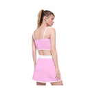 Alo Women's Airbrush Streamlined Bra Tank - Candy Heart Pink/White