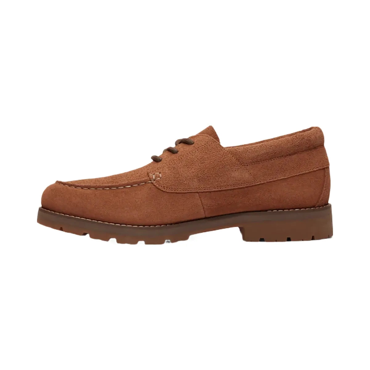 Timberland Britton Square Lace-Up Shoe Rust Suede Men'S