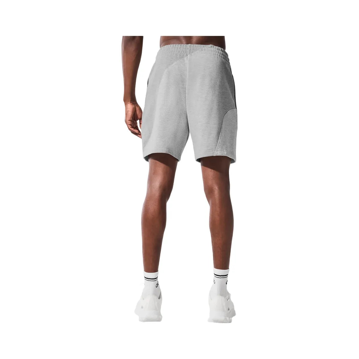 Alo Men's 7" Make Waves Short - Athletic Heather Grey Tonal