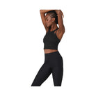 Alo Women's Ribbed Airlift Enchanted Bra Tank - Black