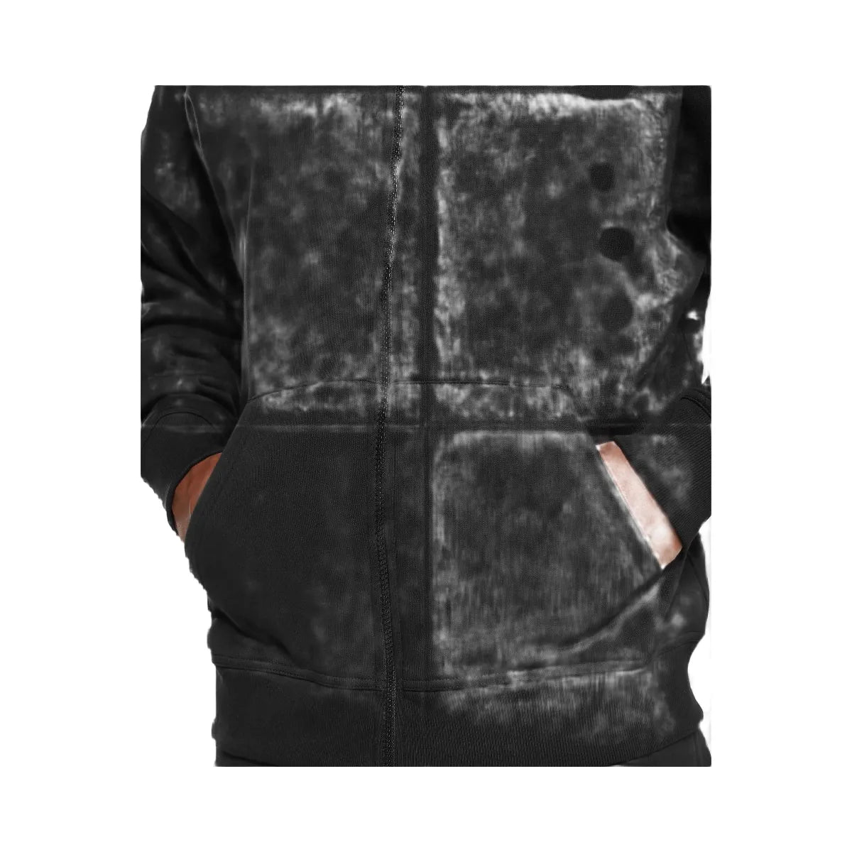 Gymshark Crest Oversized Zip Up Hoodie - Black