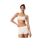 Alo Women's Sheer Glow Boyshort - Ivory
