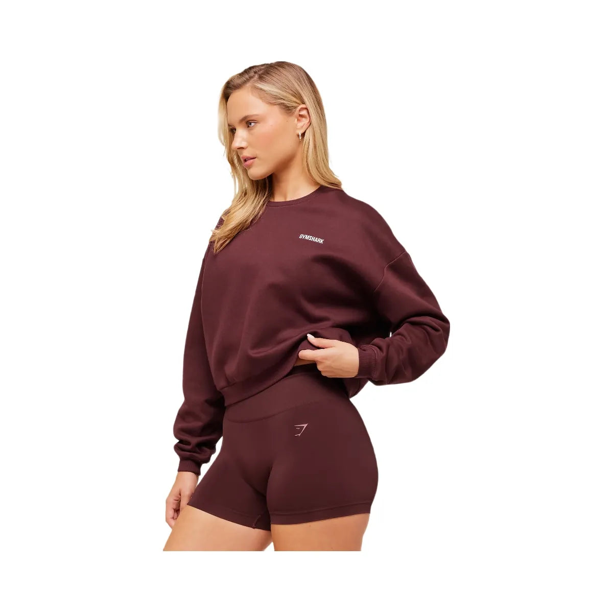 Gymshark Cosy Luxe Sweatshirt - Rich Maroon