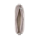 Kate Spade Nova Crinkle Metallic Small Crescent Shoulder Bag Lilac Moonlight