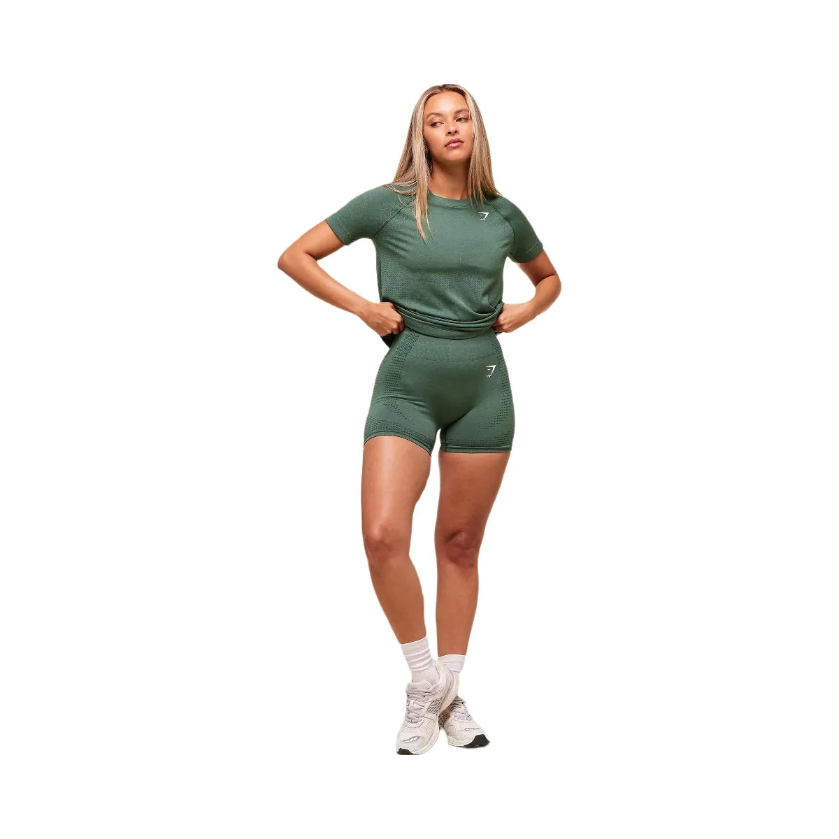 Gymshark Vital Light T-Shirt - Obsidian Green Marl