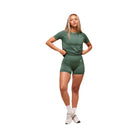 Gymshark Vital Light T-Shirt - Obsidian Green Marl
