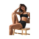 Alo Women's Sheer Glow Boyshort - Black