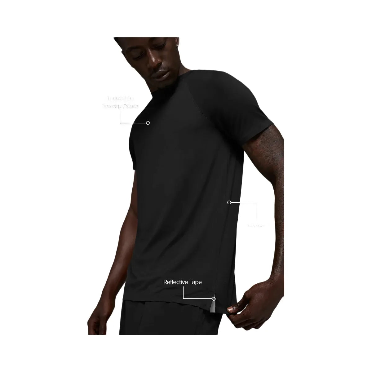 Alo Men's Idol Crewneck Short Sleeve - Black