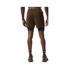 Alo Men's Conquer React 2-In-1 Performance Short - Espresso/Black