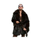 Alo Women's Faux Fur Starstruck Coat - Midnight Brown/Black