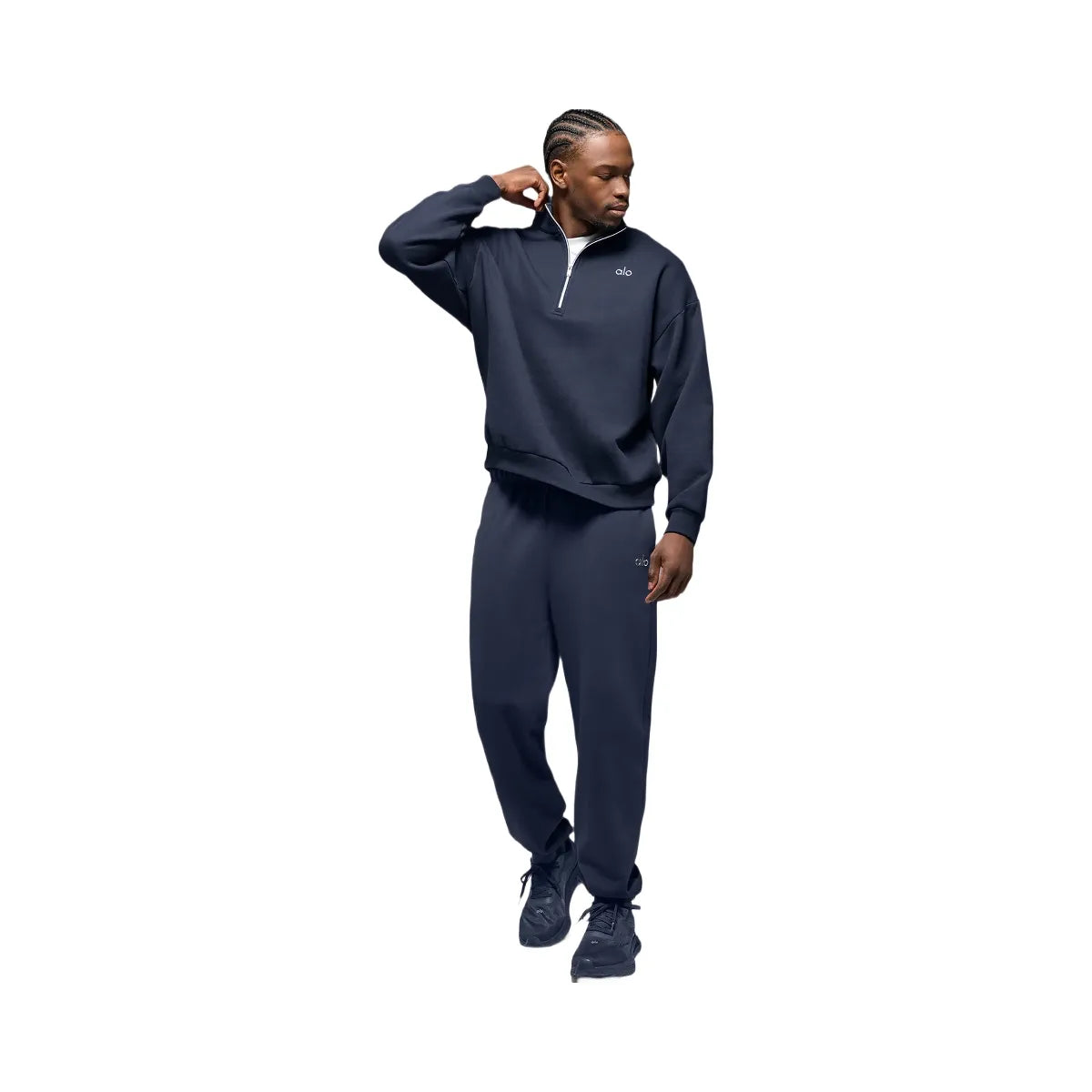 Alo Accolade 1/4 Zip Pullover - Navy