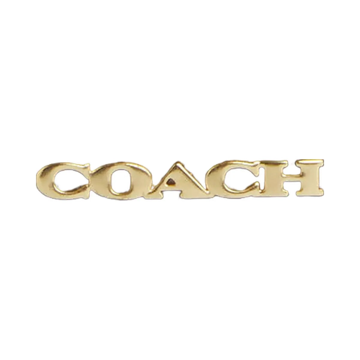 Coach Mini Wallet On A Chain In Signature Canvas Signature Canvas-Gold-Walnut-Black