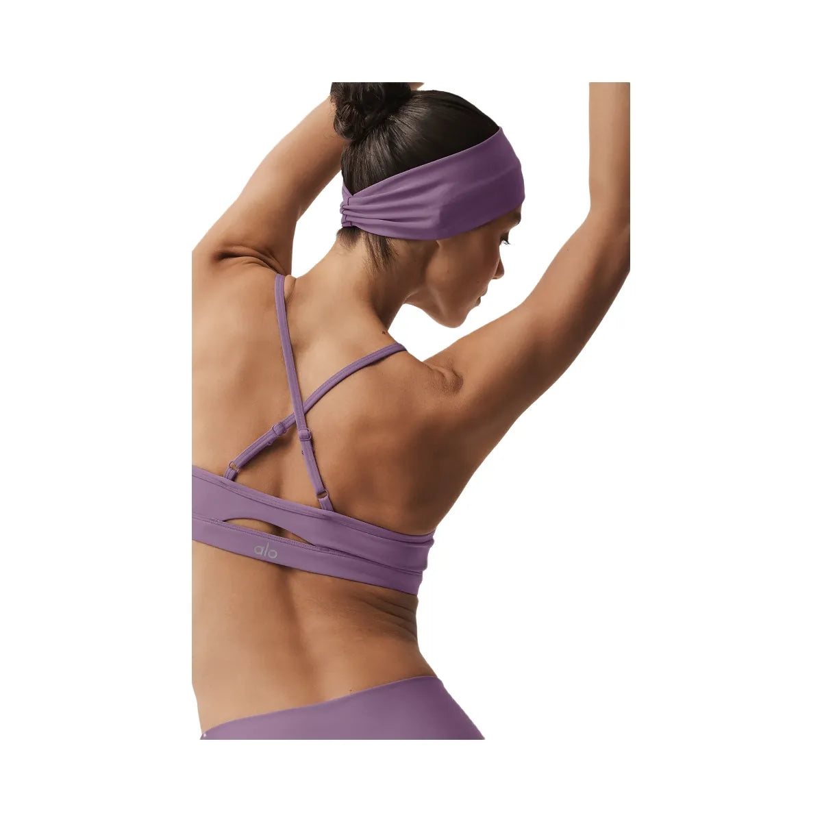 Alo Women's Airlift Intrigue Bra - Plum Kiss