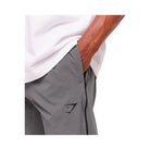 Gymshark Arrival Woven Block Joggers - Dark Grey