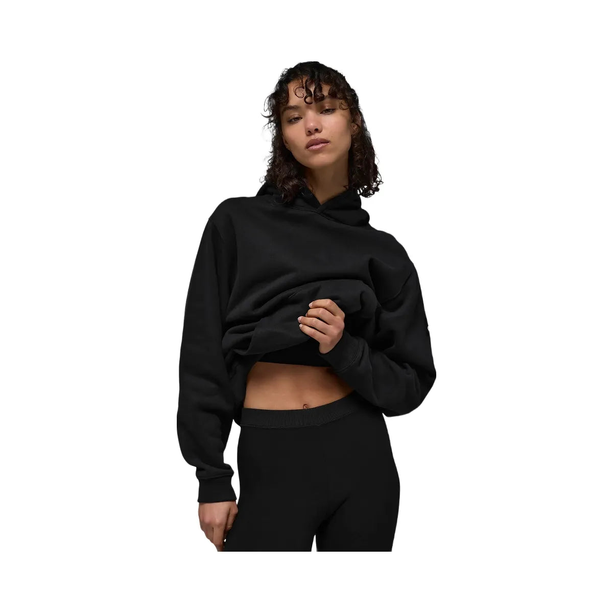 Alo Women's Renown Heavy Weight Hoodie - Black