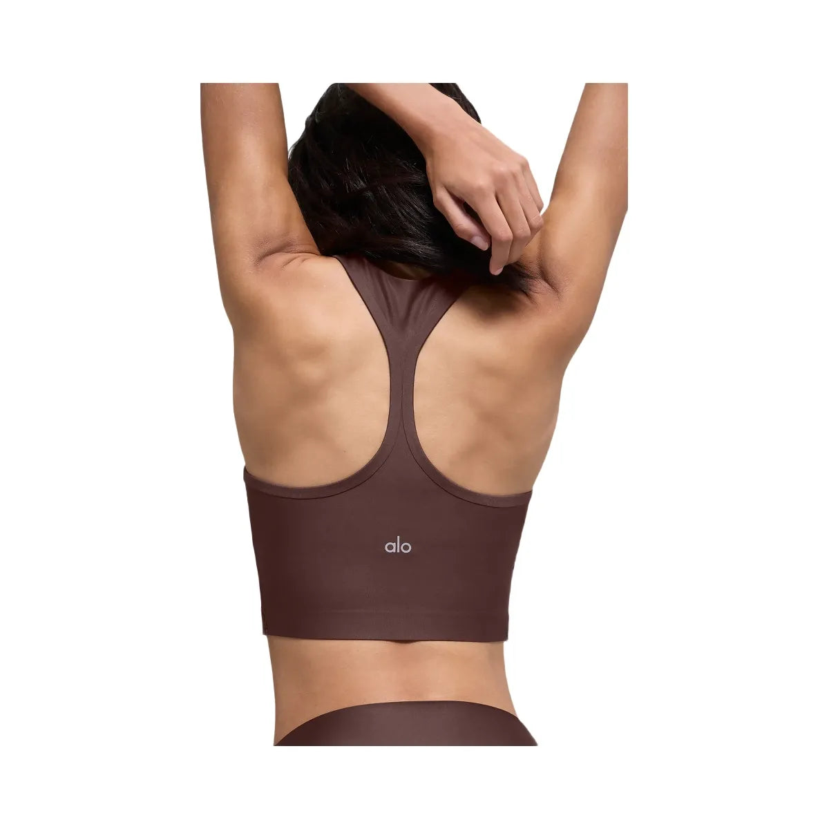 Alo Women's Airlift Super Sleek Bra Tank - Brownstone